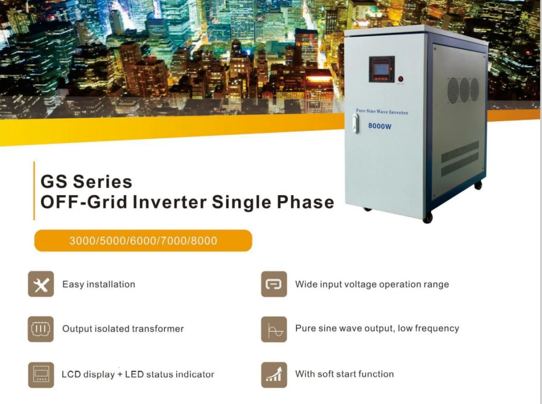 Solar Kit Solaredge Micro Inverter off Grid Inverter PV Solar Power 5000W 6000W 7000W 8000W PV Panel Inverter Solar Energy Solar Product