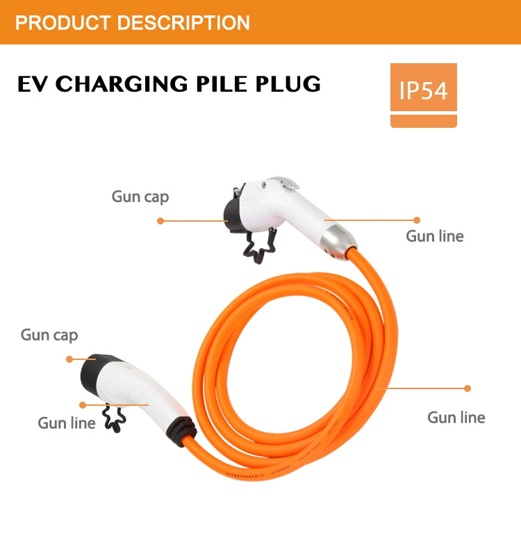 Free Sample Kayal Charging Gun 16A 32A AC EV Power Charger Adapter