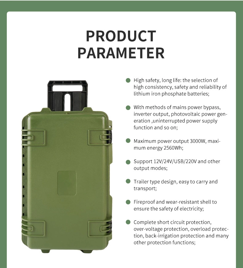 High Quality 3000W Emergency Battery Systems/Energy Storage Power Supply/Powe Stations Solar Energy Products