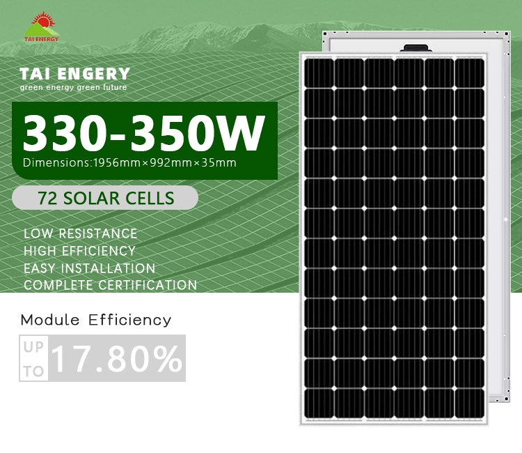 Solar Energy 375W Mono Crystaline Solar Module Solar Panel Photovoltaic Solar System Solar Product Sh60MD-H6s Shinergy Power