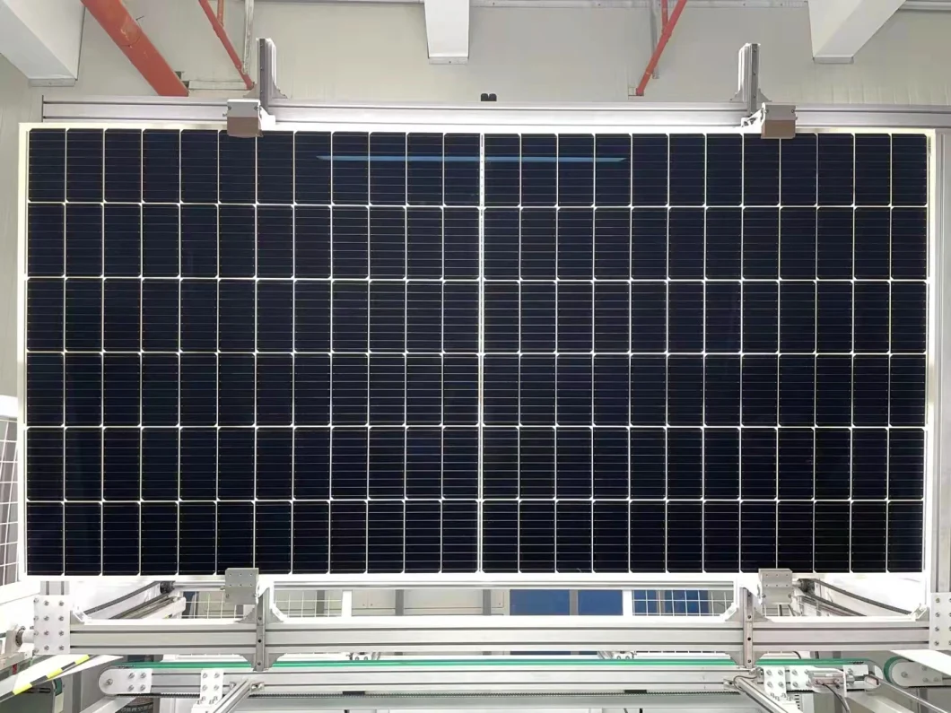 New Tech Solar Panel 430W Half Cut Bi-Facial High Quality Energy Solar System Electric Ground Roof Sheet Solar Panel Product