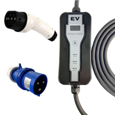 タイプ 32 EV 充電器ケーブル プラグ アダプター、電気自動車急速充電ポータブル EV 充電器用
