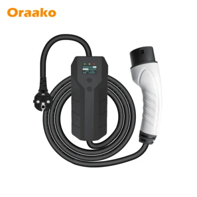 Oraako 家庭用ホームレベル 2 7kw 11kw J1772 タイプ 1 タイプ 2 電気自動車モバイル高速 Ocpp AC EV 充電器スタック充電ステーションポータブル EV 充電器