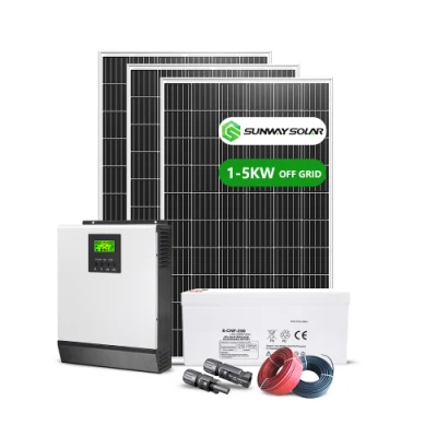 オフグリッド太陽エネルギーシステム 5kW 太陽エネルギーシステム一式 家庭用太陽エネルギー関連製品